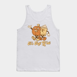 Retro It's Fall Y'all - Pumpkin Spice Latte Tank Top